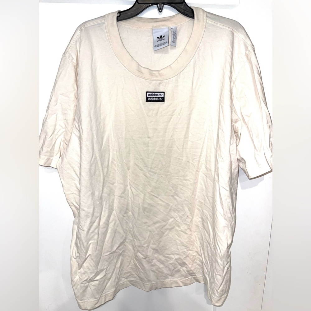 Adidas Originals R.Y.V cream T-shirt Mens XL